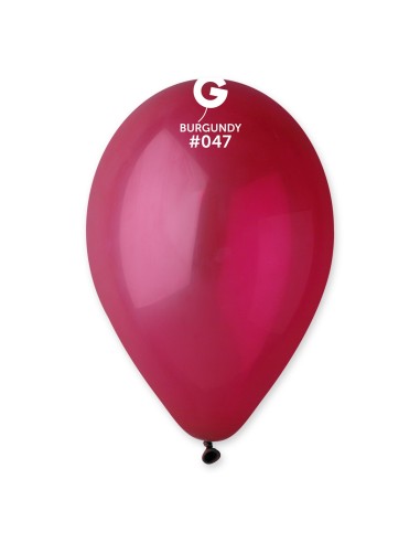 Gemar Standard 30cm - 12 inch - Burgundy No.047 - G110 - 100 pz