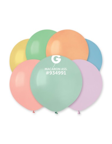 Gemar Macaron - 19 inch - Assorted No.934991 - G150 - 25 pz