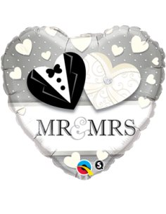 Globo Mr & Mrs 18"/46cm
