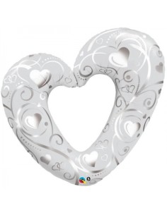 Globo corazón abierto...