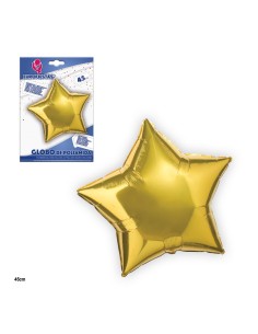 Globo Estrella Oro 45cm
