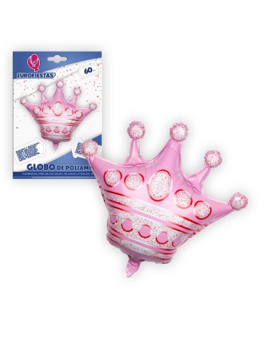 Globo Corona rosa 60cm