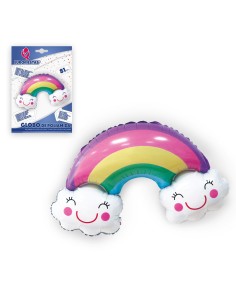 Globo Arco Iris Nubes 89cm