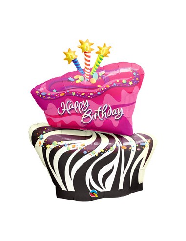 Globo Tarta Zebra 41"