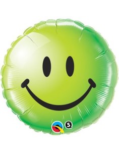 Globo Cara sonriente verde...