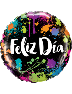 Globo Feliz día 18"/46cm