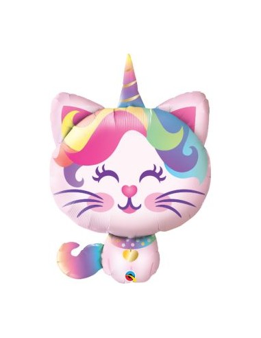 Globo Gato unicornio 38"/97cm