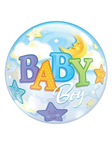 Globo Baby Boy Luna 22"