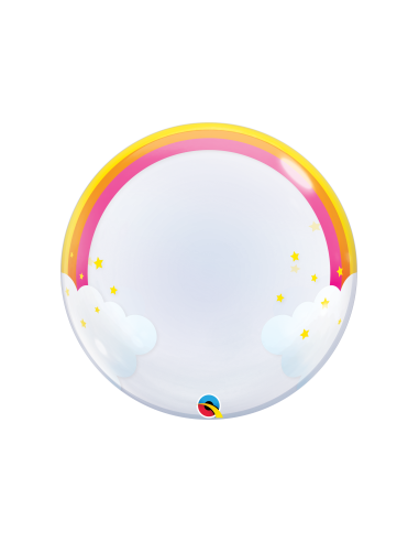 Globo Deco Bubble Arcoiris 24"