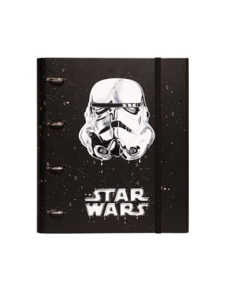 Carpeta 4 Anillas Troquelada Star Wars Classic Trooper
