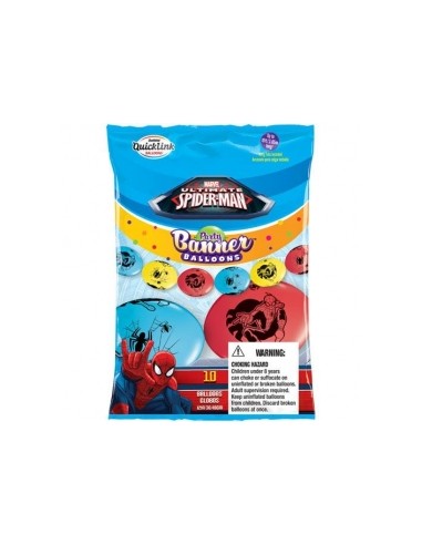 Globos Spiderman 10uds Qlink