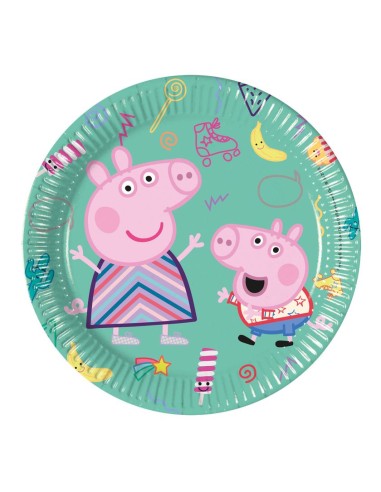 Platos de papel - Peppa pig