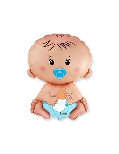 Globo bebé azul mini