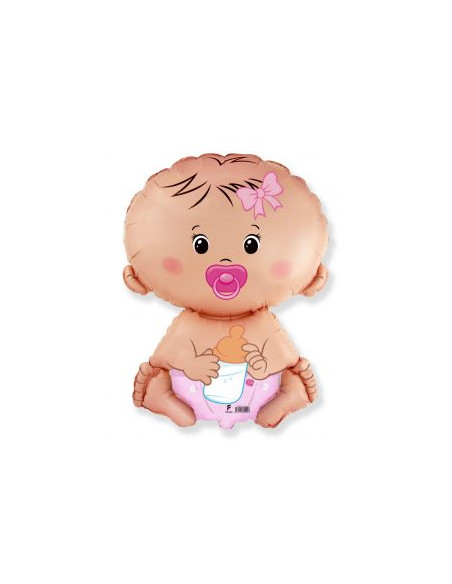 Globo bebé rosa 67cm