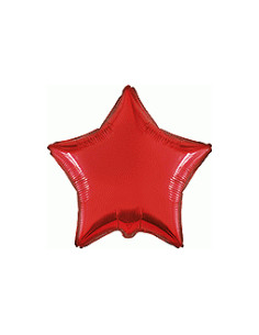 Globo Estrella rojo 23cm