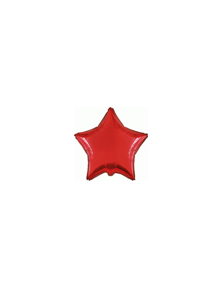 Globo Estrella rojo 23cm
