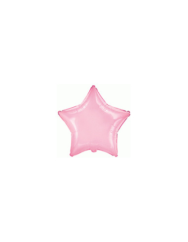 Globo Estrella pastel rosa 23cm