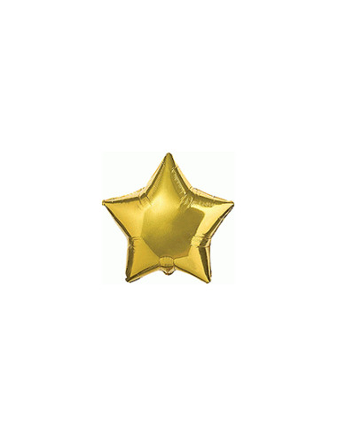 Globo Estrella pastel dorada 23cm