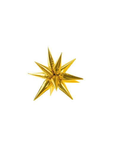 Globo Estrella 3D 95cm Oro