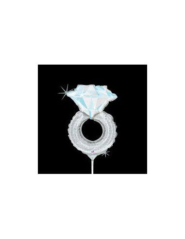 Globo diamante pequeño 14"/36cm