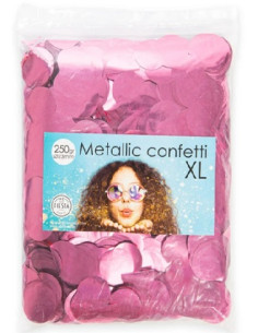 Confetti Redondo Rosa Bebé