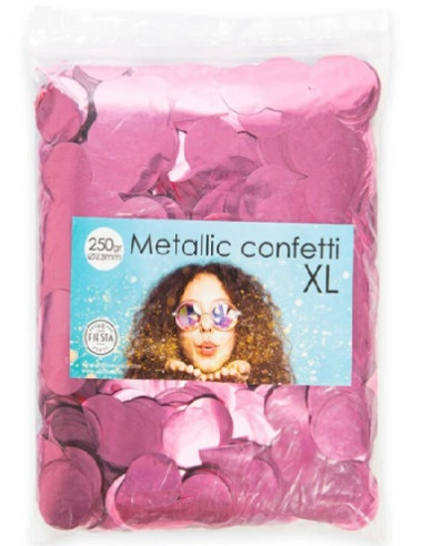 Confetti Redondo Rosa Bebé
