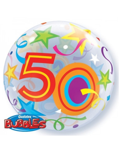 Globo Bubble número 50 56cm