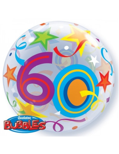 Globo Bubble número 60 56cm
