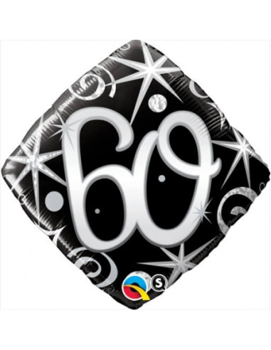 Globo Rombo número 60  46cm