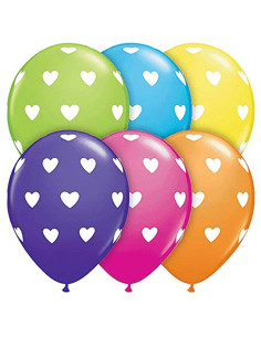 Globo corazones 11"