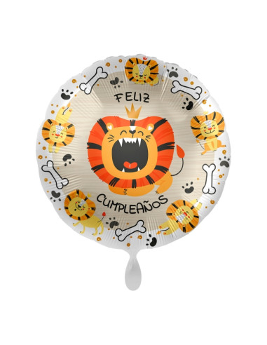 Globo Feliz Cumpleaños León 43cm