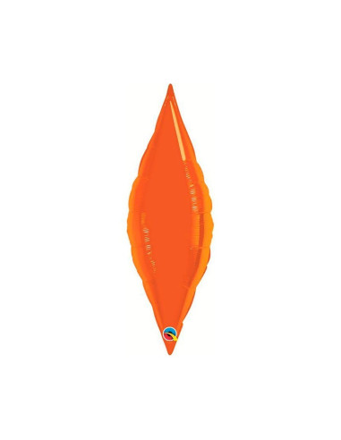 Globo hoja/taper naranja 13"