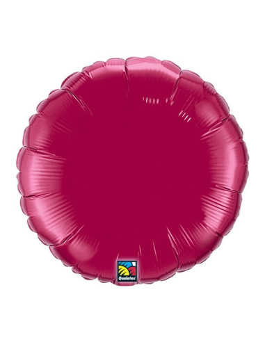 Globo redondo magenta de aire 4"