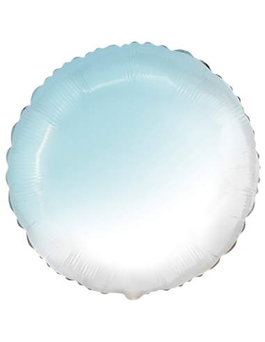 Globo Círculo degradado azul 24"