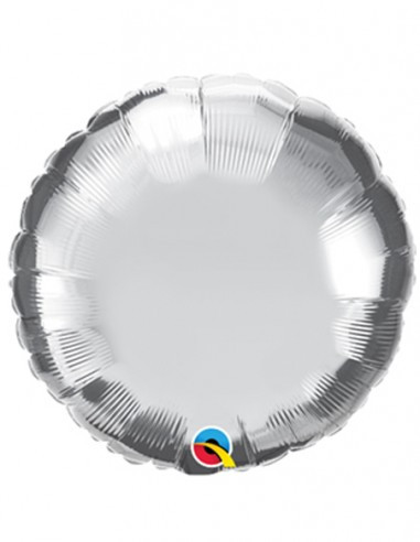 Globo redondo plata 24"