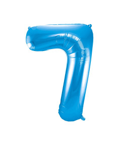 Globo Número 7 Azul 1m