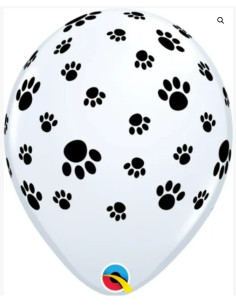 Globo huellas perro