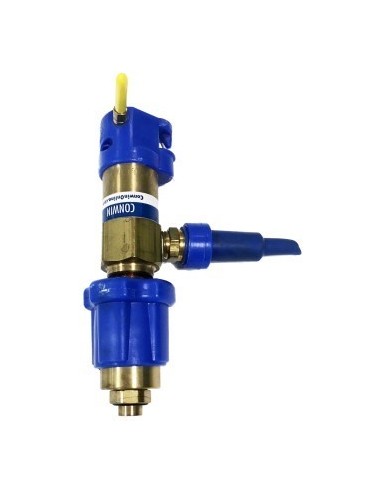 Inflador de rosca para helio