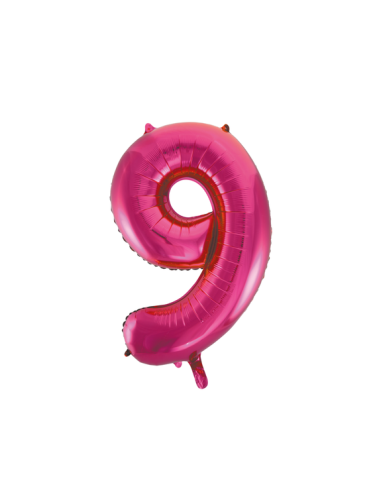 Globo Número 8 Fucsia 1m